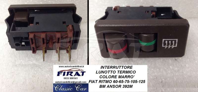 INTERRUTTORE LUNOTTO TERMICO FIAT RITMO MARRO'